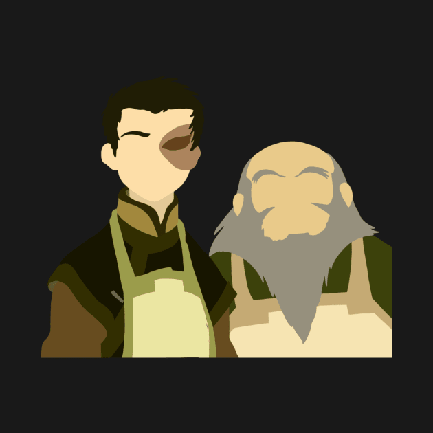 Tea Shop Zuko and Iroh by uneecornn