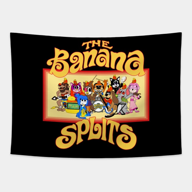 The Banana Spilts Team Tapestry by Jandara