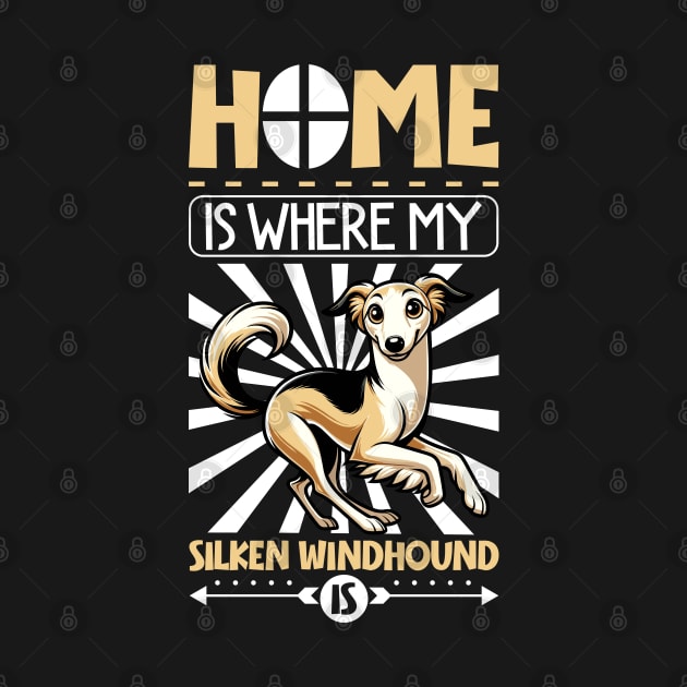 Home is with my Silken Windhound by Modern Medieval Design