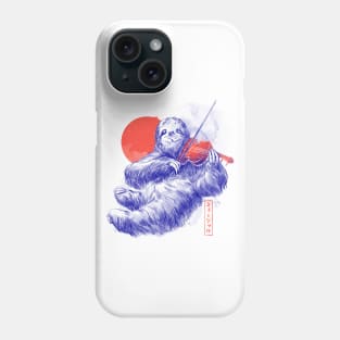 A Calm Song - Cute Musician Sloth Gift Phone Case