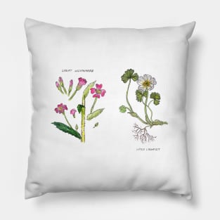 Flowering Pond Plants Pillow