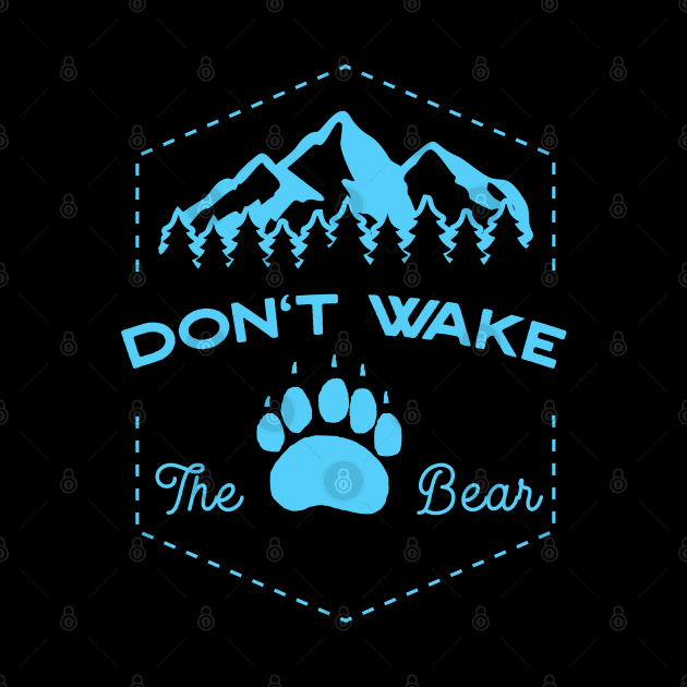 Mountain adventure - don't wake the bear by Mande Art