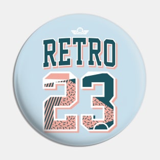 Retro 23 Light Madder Root Pin