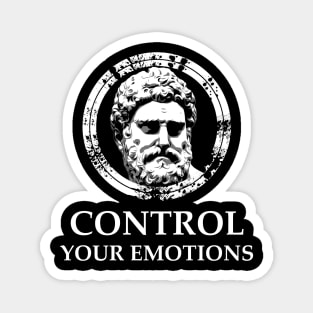 Stoicism: Control your emotions Magnet