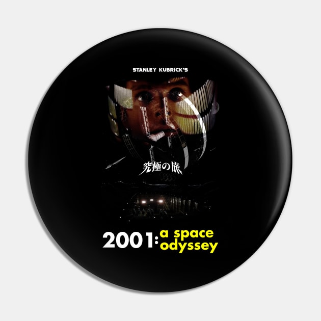 Kubrick's 1968 - 2001: A Space Odyssey Pin by Chairrera