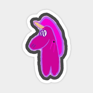 Pink/Purple Princess Unicorn Magnet