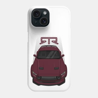 Ford Mustang RTR Spec 5 - 2018 - 2020 - Dark Red Phone Case