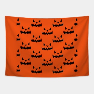 Spooky Pumpkins Tapestry