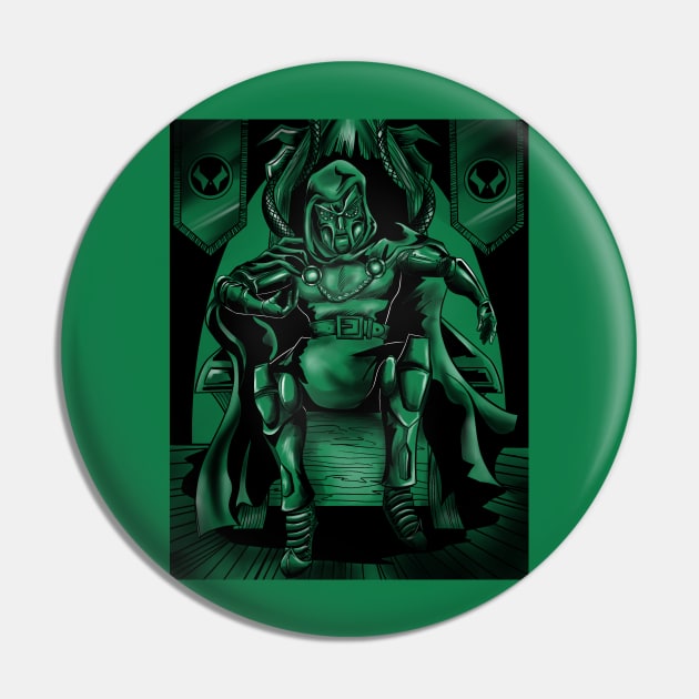 Doom in Black Pin by nickbeta