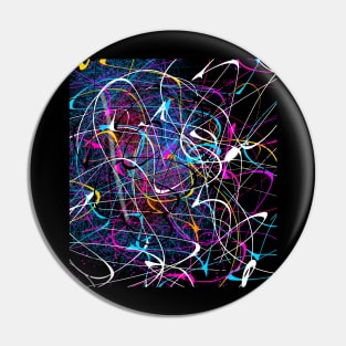 abstract modern retro Pin