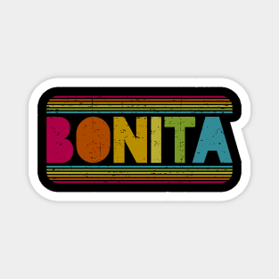 Bonita - Vintage grunge design - beauty - pretty Magnet