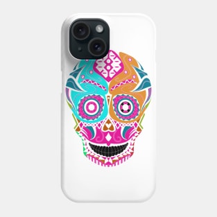 sugar skull pattern ecopop Phone Case