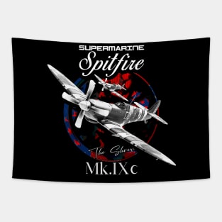 Supermarine Spitfire MK.IXc WW2 Fighter Plane Tapestry