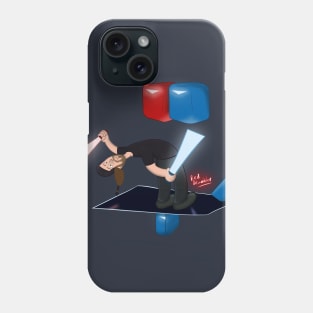 Shane Harris playing beat saber Colored Phone Case