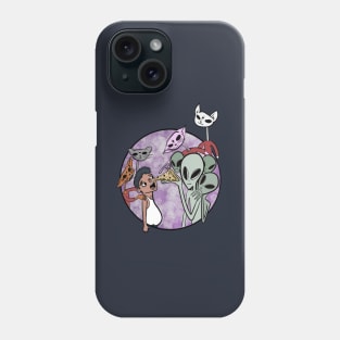 Eat Your Pizza Human (or the alien cats will force you) Phone Case