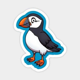 Cute Puffin Magnet