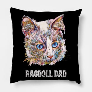 Ragdoll Dad Father's Day Gift Pillow