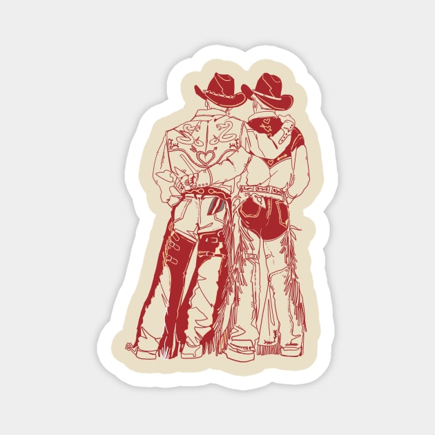 Cowboys Magnet by noahdea.art