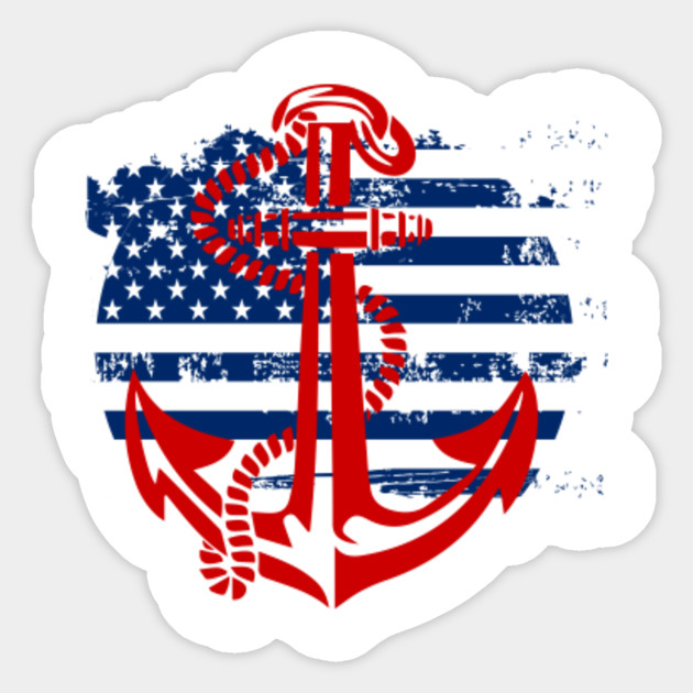 Us Navy Anchor Us Navy Sticker Teepublic