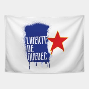 Liberte De Quebec Tapestry