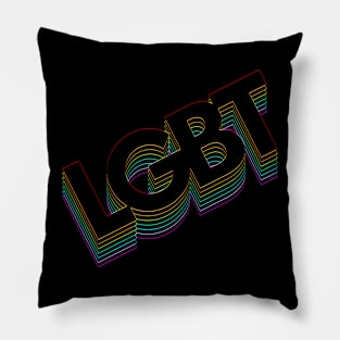 LGBT Outline Pillow