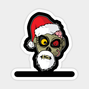 Skull Christmas Magnet