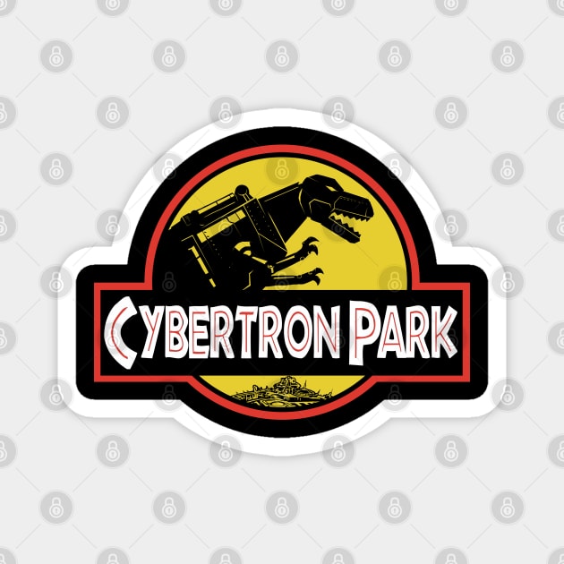 Cybertron Park Magnet by poopsmoothie