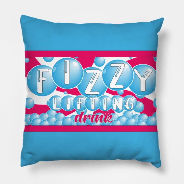 Fizzy Lifting Drink Pillow by Tomorrowland Arcade