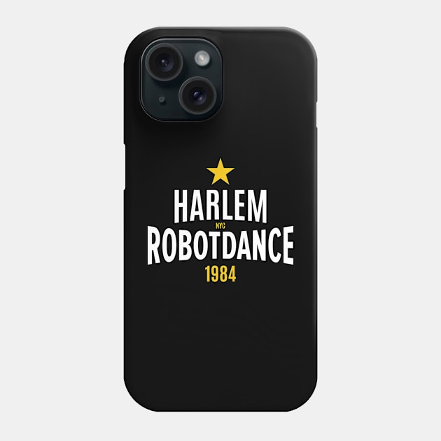 Harlem Robot Dance 1984: Unleash Your Inner B-Boy Phone Case by Boogosh