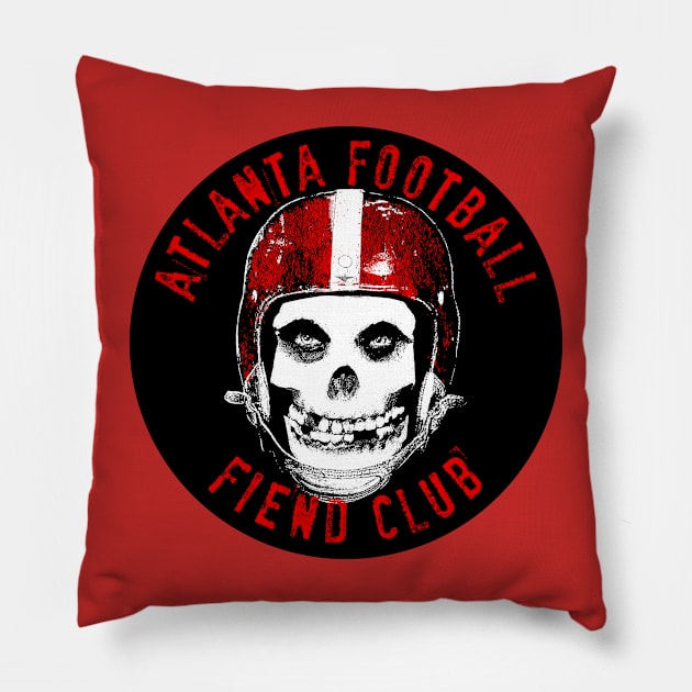 ATLANTA FOOTBALL FIEND CLUB Pillow by unsportsmanlikeconductco