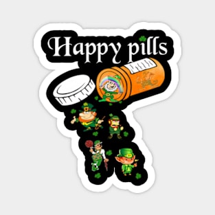 HapPills Irish St Patricks Day Shamrock Ireland Magnet