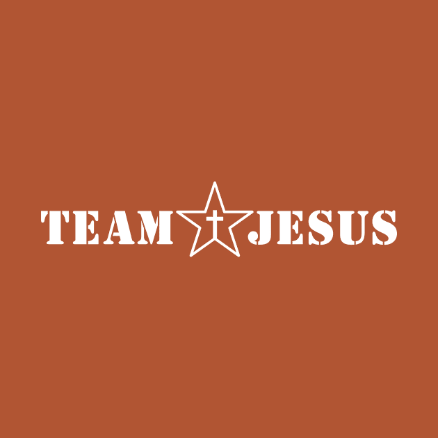 TEAM JESUS w/star and cross by Jedidiah Sousa