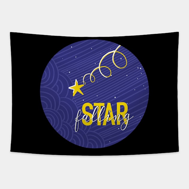 Falling Star Tapestry by nathalieaynie