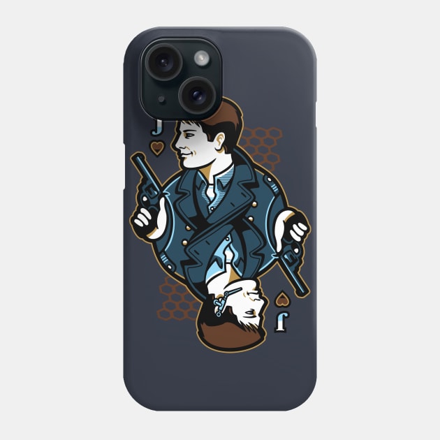 Captain Jack of Hearts Phone Case by WinterArtwork