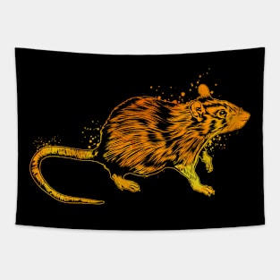 Colorful rat Tapestry