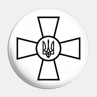 Ukraine Armed Forces Emblem Ukrainian Army Flag Pin