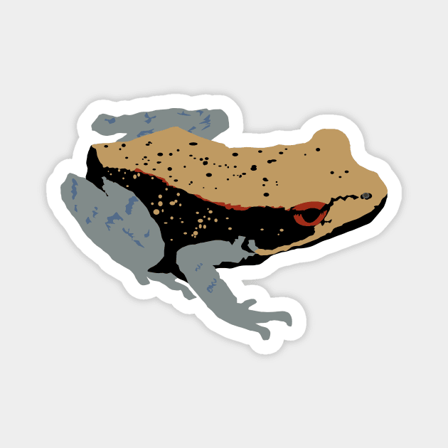 Bicolored Frog Magnet by stargatedalek