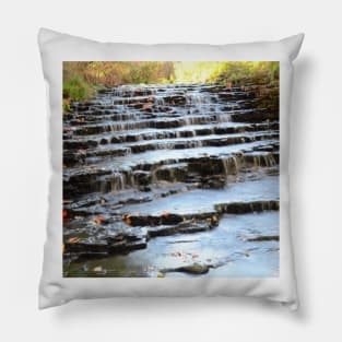 step waterfall Pillow