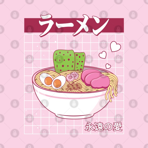 Ramen in Vaporwave Retro 80s by Pennelli Studio