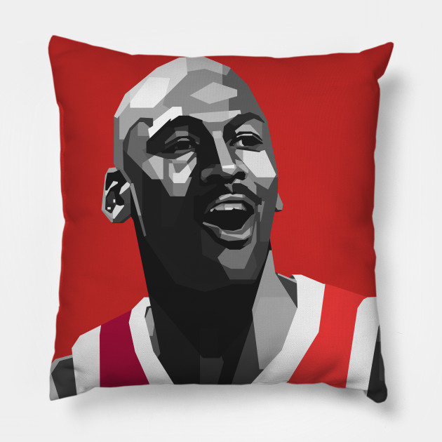 Michael Jordan Air Jordan Pop Art - Michael Jordan - Pillow | TeePublic