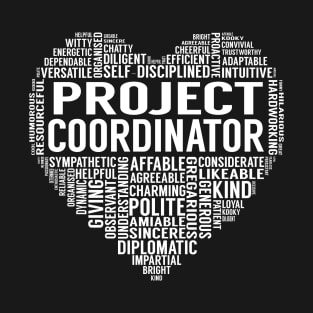 Project Coordinator  Heart T-Shirt