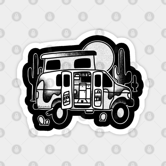 Pop top camper van Magnet by Tofuvanman