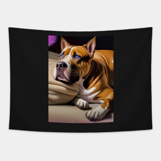 Amstaff Sleepy Tapestry