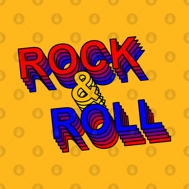 Rock & Roll Retro Text by Braznyc