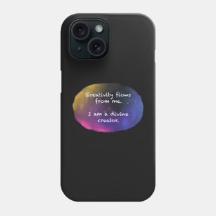 Inspirational affirmation Sticker Phone Case