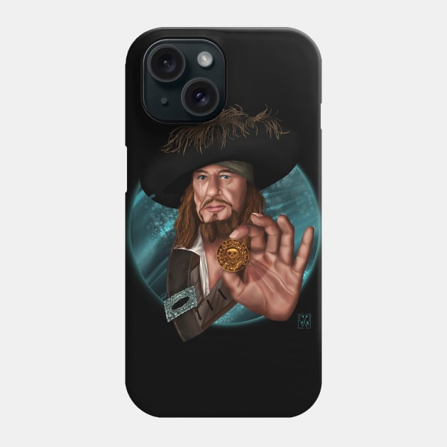 Barbossa Phone Case by VixPeculiar