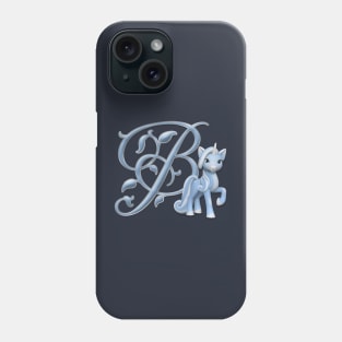 Monogram B Custom Unicorn Phone Case