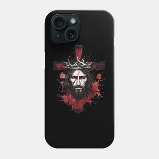 Jesus On The Cross Phone Case