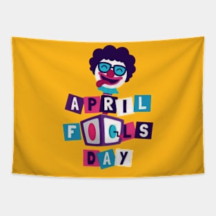 April fools t-shirt Tapestry