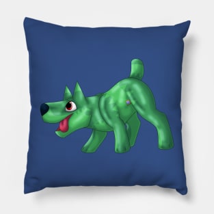 Barkbark: Dark Green Pillow